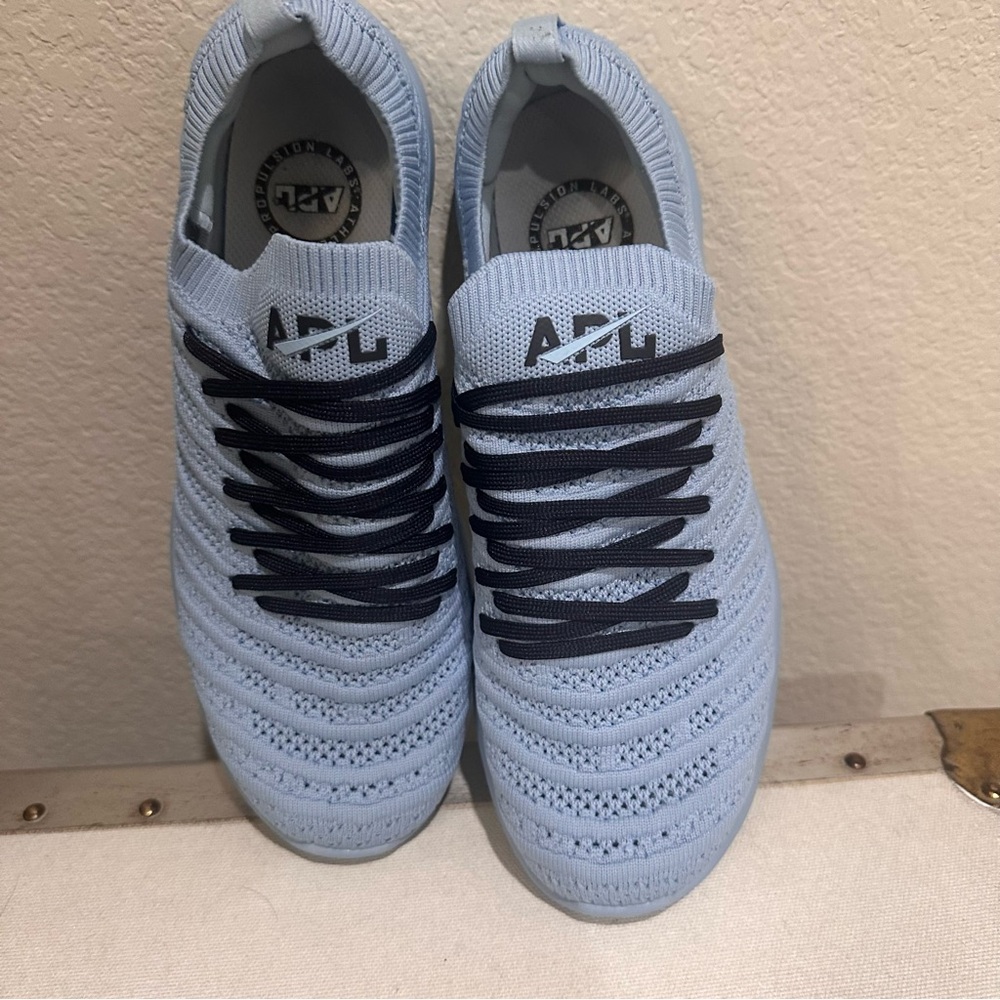 APL Blue Sneakers with Breathable Knit Upper